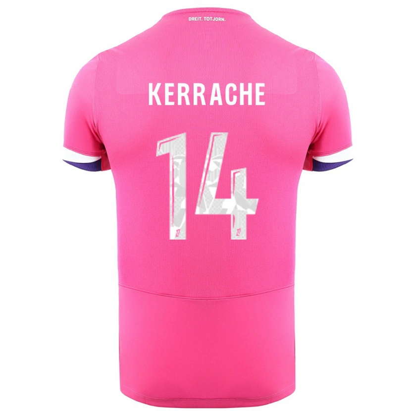 Danxen Damen Marina Kerrache #14 Rosa Weiß Auswärtstrikot Trikot 2025/26 T-Shirt Österreich
