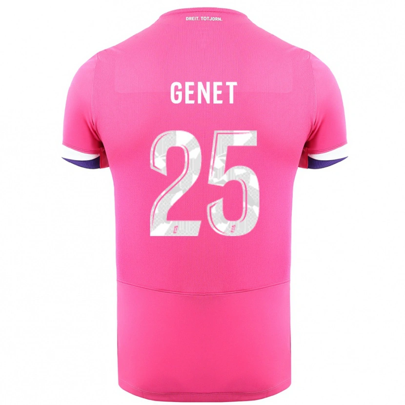 Danxen Damen Marine Genet #25 Rosa Weiß Auswärtstrikot Trikot 2025/26 T-Shirt Österreich