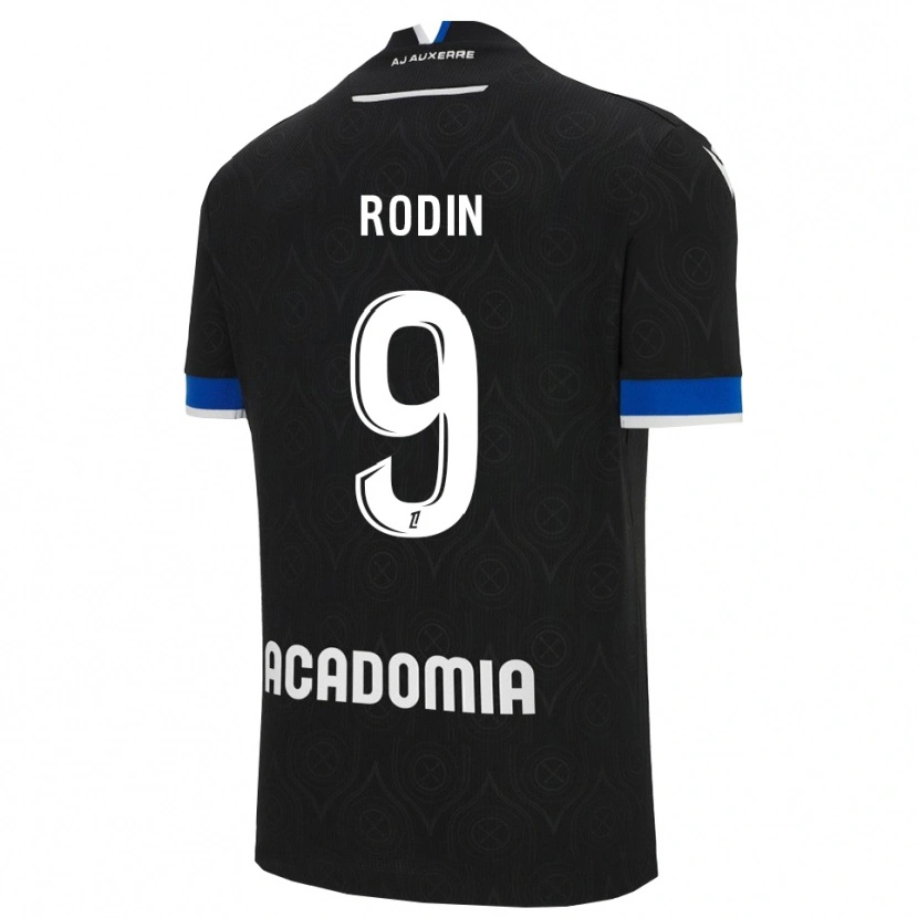 Danxen Damen Ryan Rodin #9 Schwarz Weiß Auswärtstrikot Trikot 2025/26 T-Shirt Österreich