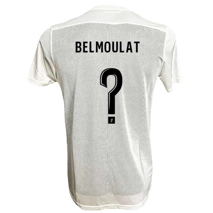 Danxen Damen Zinédine Belmoulat #0 Schwarz Weiß Auswärtstrikot Trikot 2025/26 T-Shirt Österreich