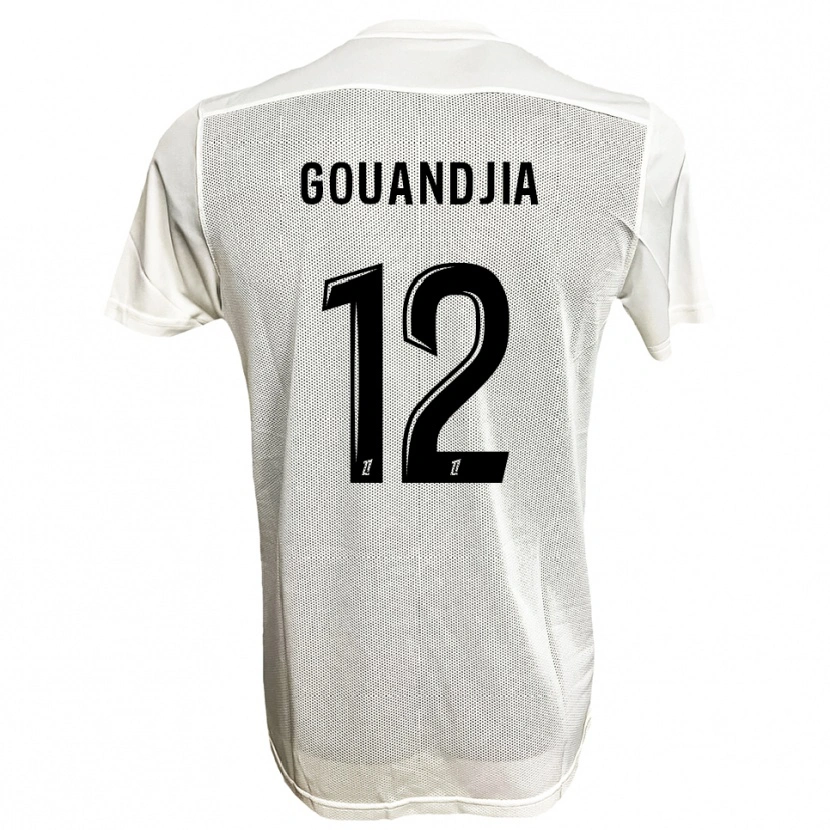 Danxen Damen Brady Gouandjia #12 Schwarz Weiß Auswärtstrikot Trikot 2025/26 T-Shirt Österreich