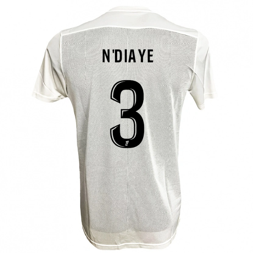 Danxen Damen Demba N'diaye #3 Schwarz Weiß Auswärtstrikot Trikot 2025/26 T-Shirt Österreich