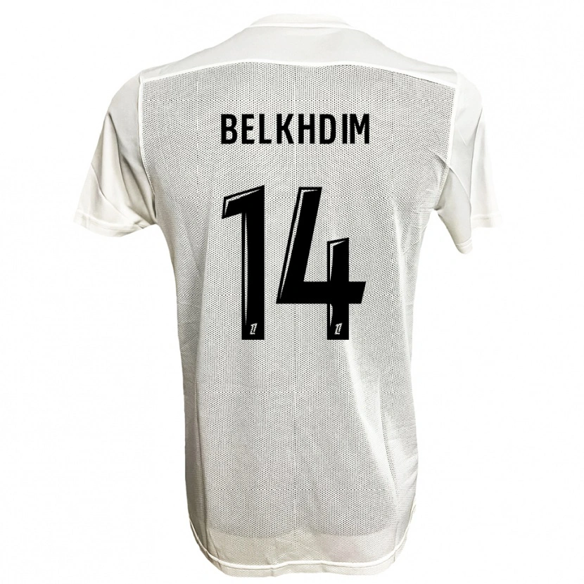 Danxen Damen Yassin Belkhdim #14 Schwarz Weiß Auswärtstrikot Trikot 2025/26 T-Shirt Österreich