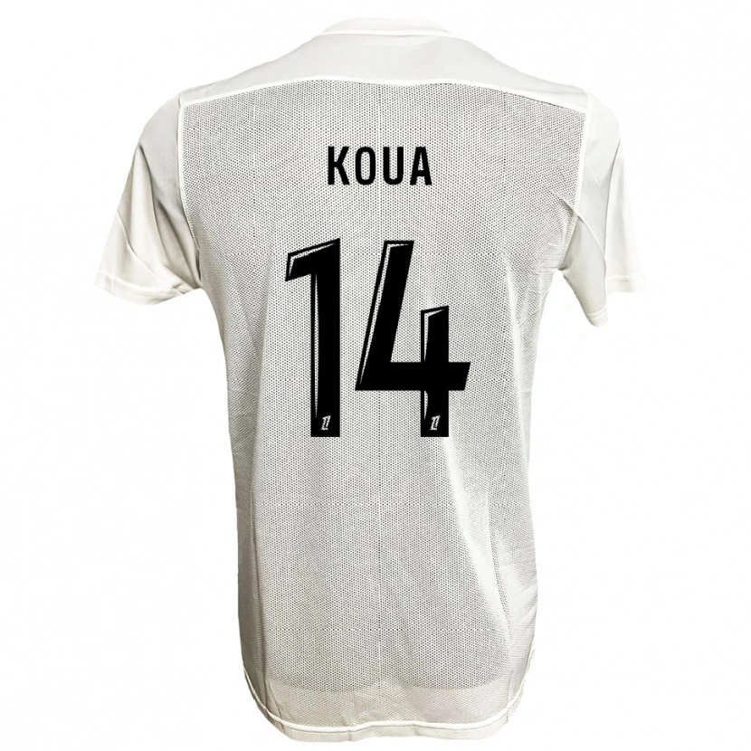Danxen Damen Moran Koua #14 Schwarz Weiß Auswärtstrikot Trikot 2025/26 T-Shirt Österreich