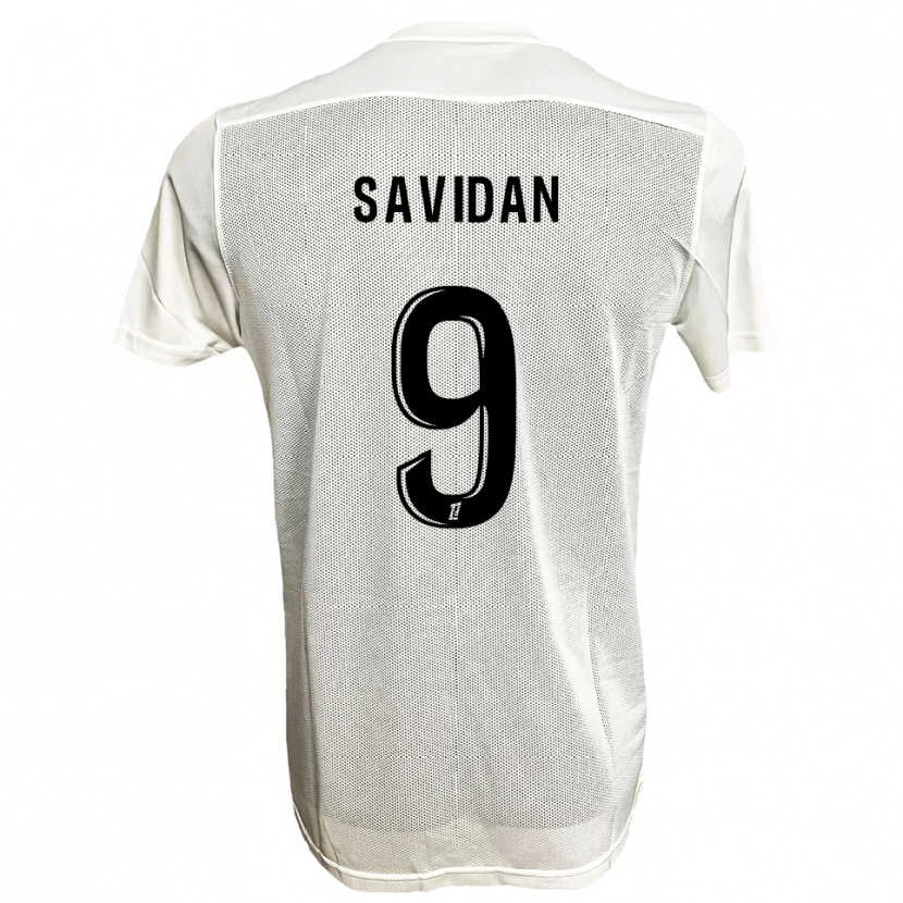 Danxen Damen Marius Savidan #9 Schwarz Weiß Auswärtstrikot Trikot 2025/26 T-Shirt Österreich
