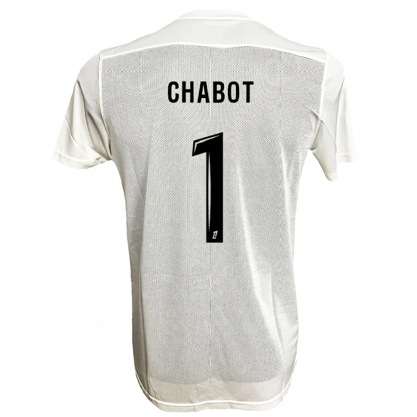Danxen Damen Max-Edgar Chabot #1 Schwarz Weiß Auswärtstrikot Trikot 2025/26 T-Shirt Österreich