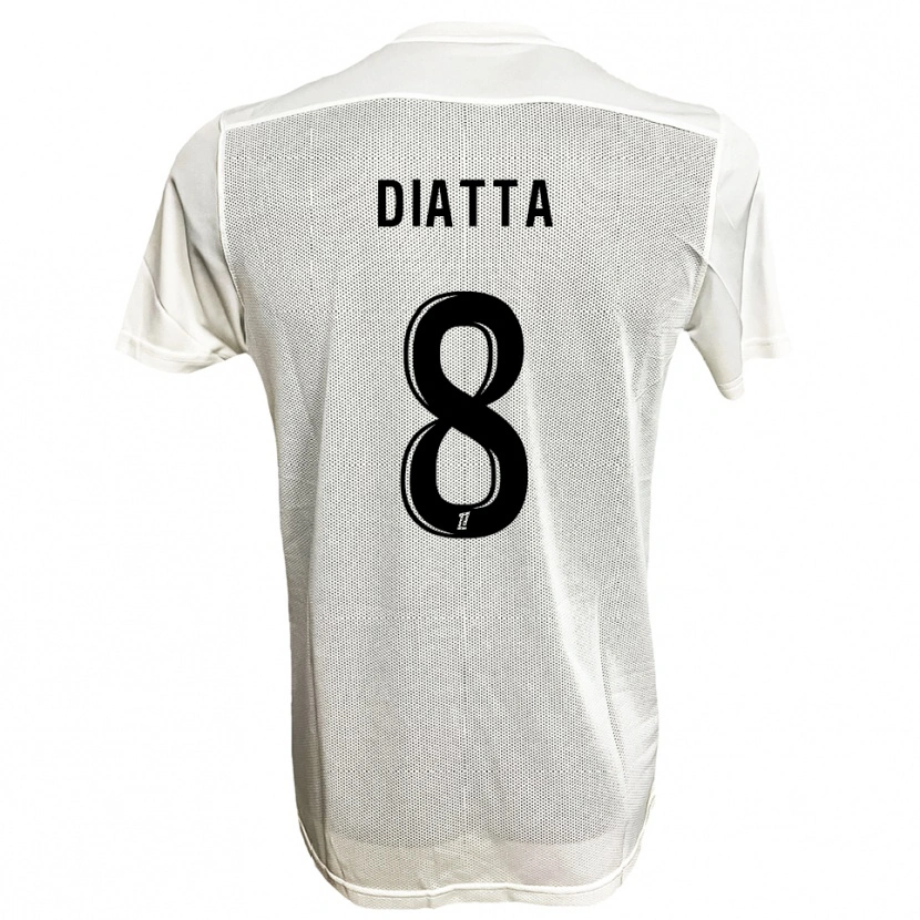 Danxen Damen Bané Diatta #8 Schwarz Weiß Auswärtstrikot Trikot 2025/26 T-Shirt Österreich