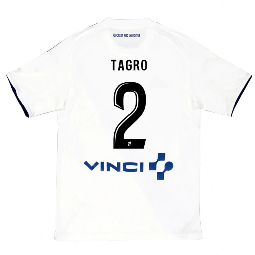 Danxen Damen Lucas Tagro #2 Weiß Blau Auswärtstrikot Trikot 2025/26 T-Shirt Österreich