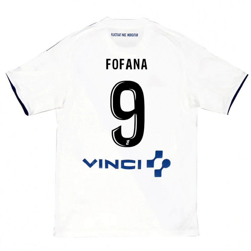 Danxen Damen Kyliann Fofana #9 Weiß Blau Auswärtstrikot Trikot 2025/26 T-Shirt Österreich
