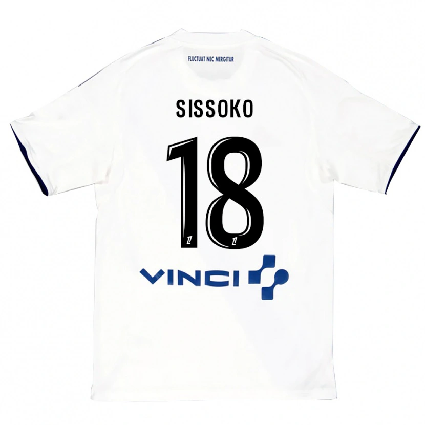 Danxen Damen Omar Sissoko #18 Weiß Blau Auswärtstrikot Trikot 2025/26 T-Shirt Österreich