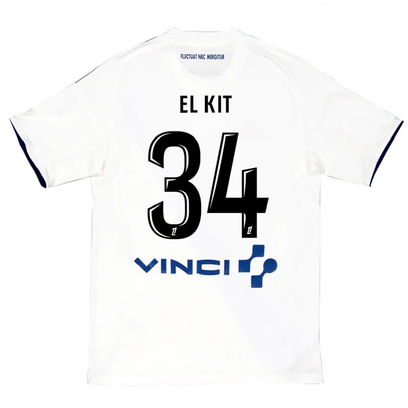 Danxen Damen Kamil El Kit #34 Weiß Blau Auswärtstrikot Trikot 2025/26 T-Shirt Österreich
