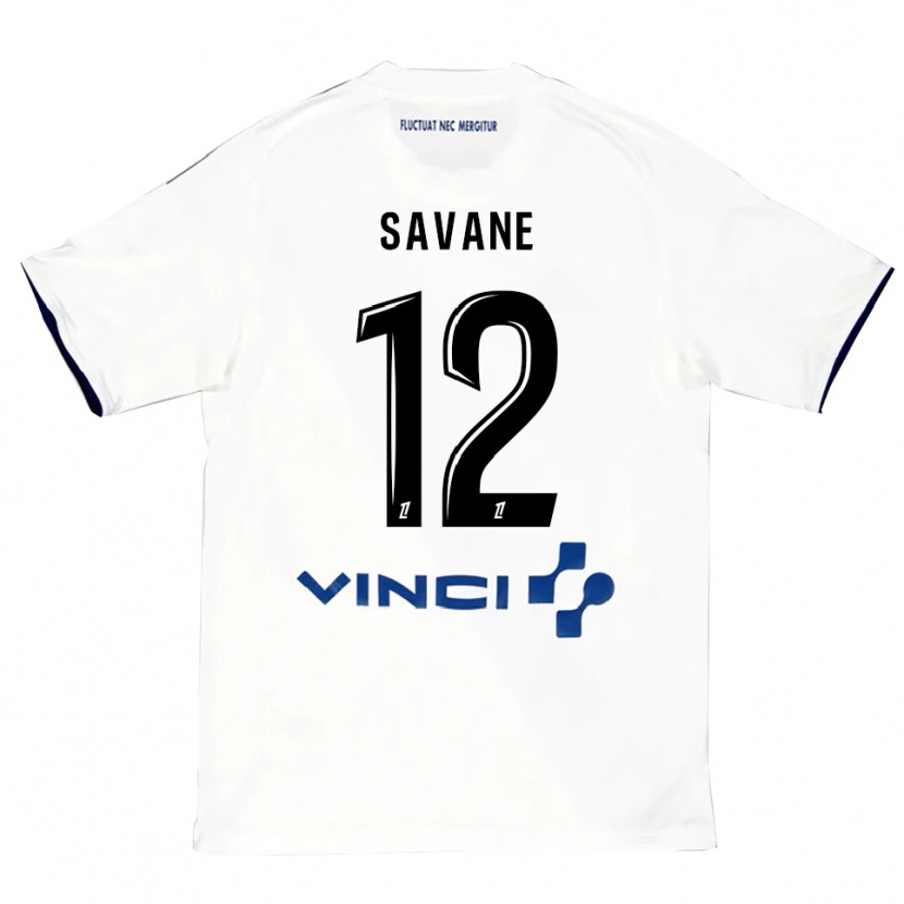 Danxen Damen Mohamed Savane #12 Weiß Blau Auswärtstrikot Trikot 2025/26 T-Shirt Österreich