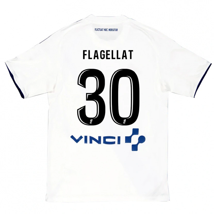 Danxen Damen Alizée Flagellat #30 Weiß Blau Auswärtstrikot Trikot 2025/26 T-Shirt Österreich