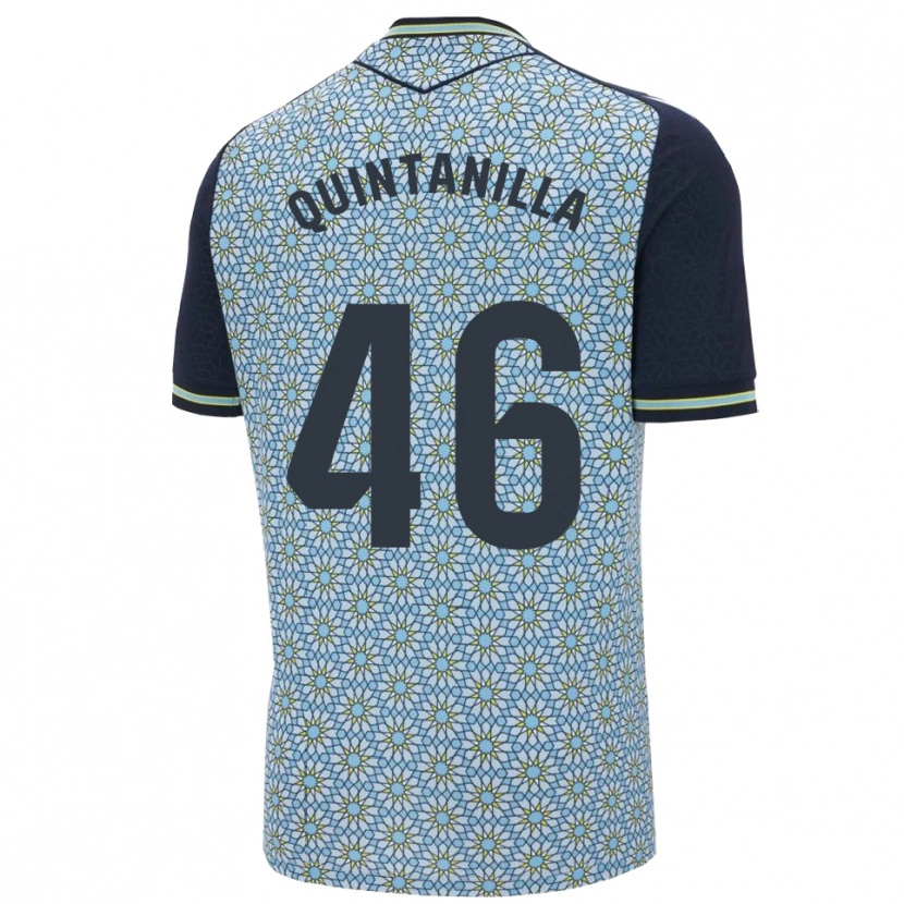 Danxen Damen Rubén Quintanilla #46 Blau Marine Auswärtstrikot Trikot 2025/26 T-Shirt Österreich