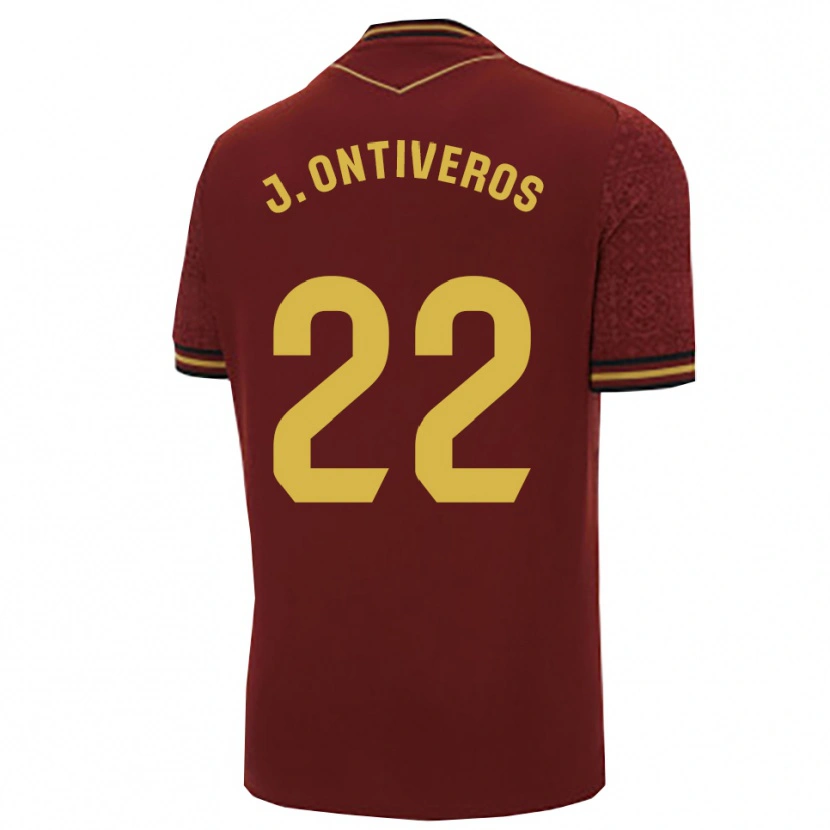 Danxen Damen Javi Ontiveros #22 Burgunderrot Gold Auswärtstrikot Trikot 2025/26 T-Shirt Österreich