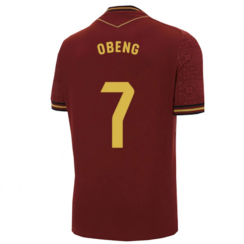 Danxen Damen Isaac Obeng #7 Burgunderrot Gold Auswärtstrikot Trikot 2025/26 T-Shirt Österreich