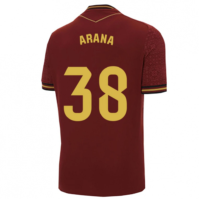 Danxen Damen Pablo Arana #38 Burgunderrot Gold Auswärtstrikot Trikot 2025/26 T-Shirt Österreich