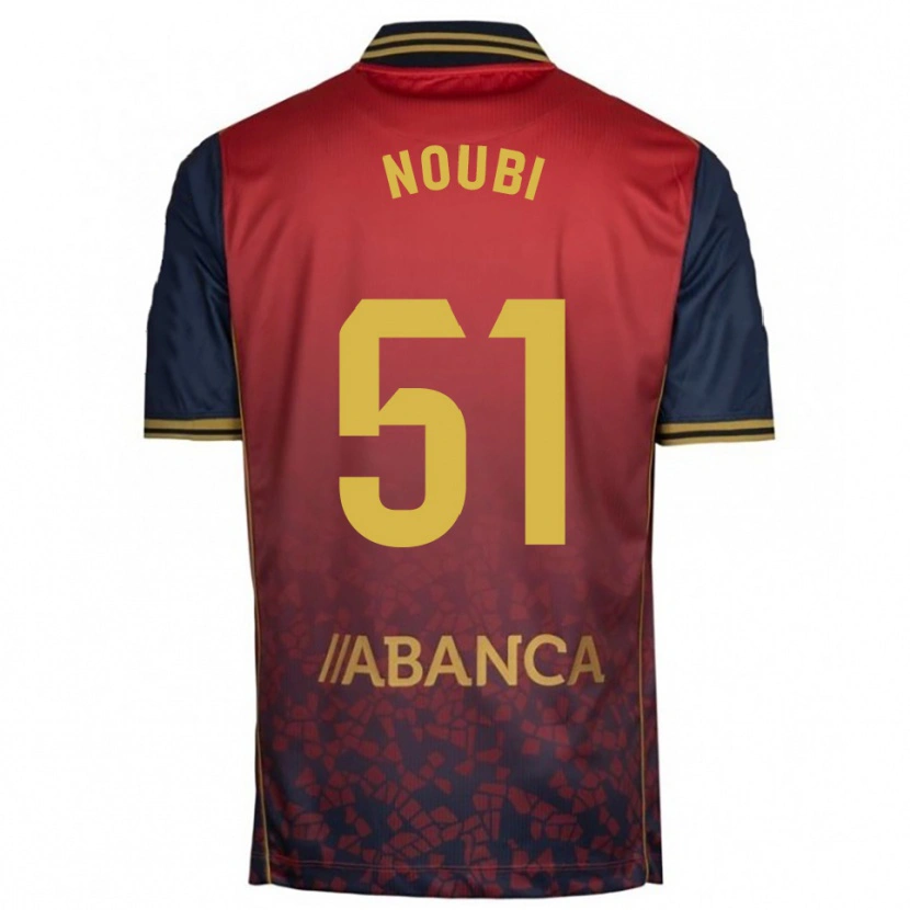 Danxen Damen Lucas Noubi #51 Rot Marine Auswärtstrikot Trikot 2025/26 T-Shirt Österreich