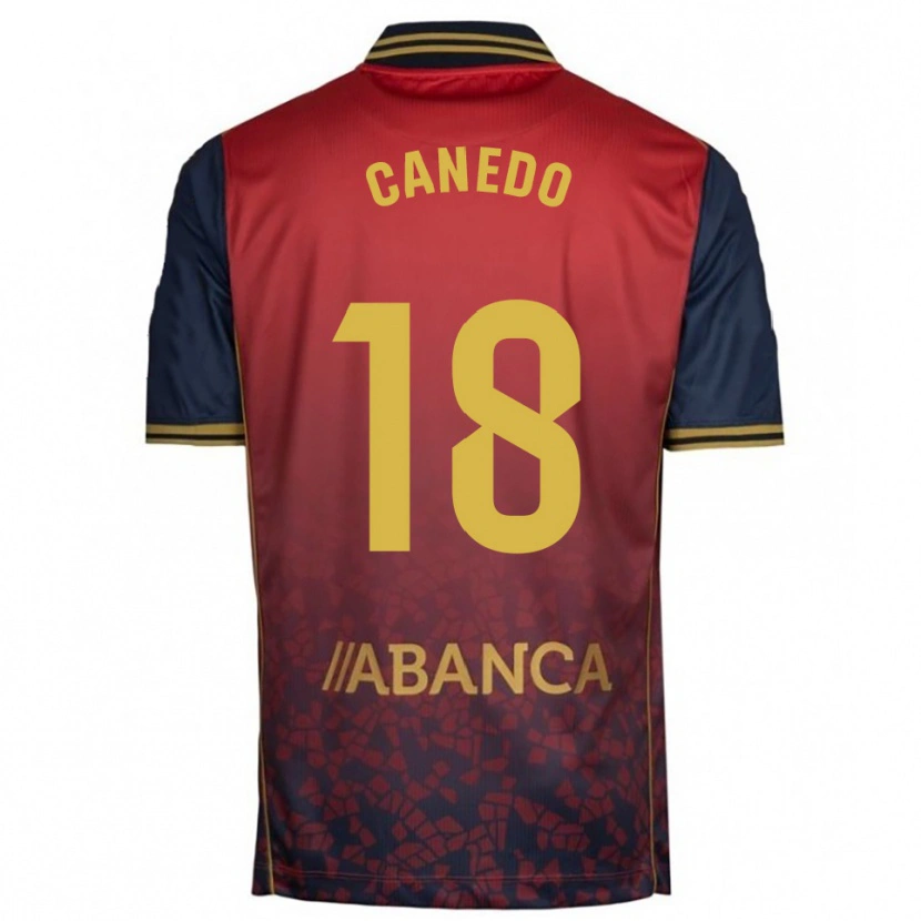 Danxen Damen Damián Canedo #18 Rot Marine Auswärtstrikot Trikot 2025/26 T-Shirt Österreich