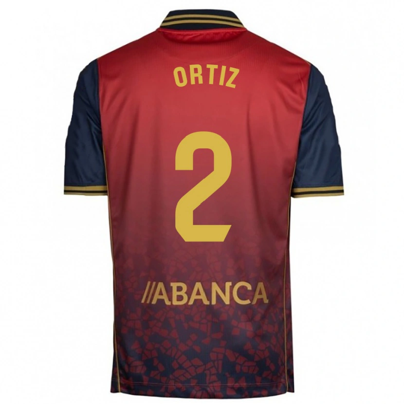 Danxen Damen Samara Ortiz #2 Rot Marine Auswärtstrikot Trikot 2025/26 T-Shirt Österreich