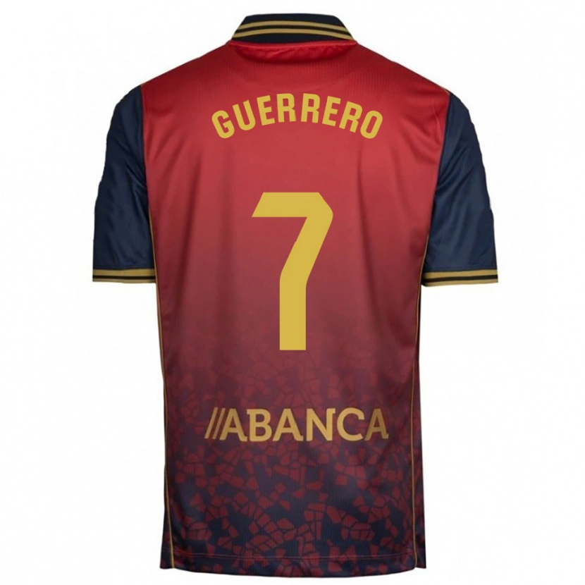 Danxen Damen Adrián Guerrero #7 Rot Marine Auswärtstrikot Trikot 2025/26 T-Shirt Österreich