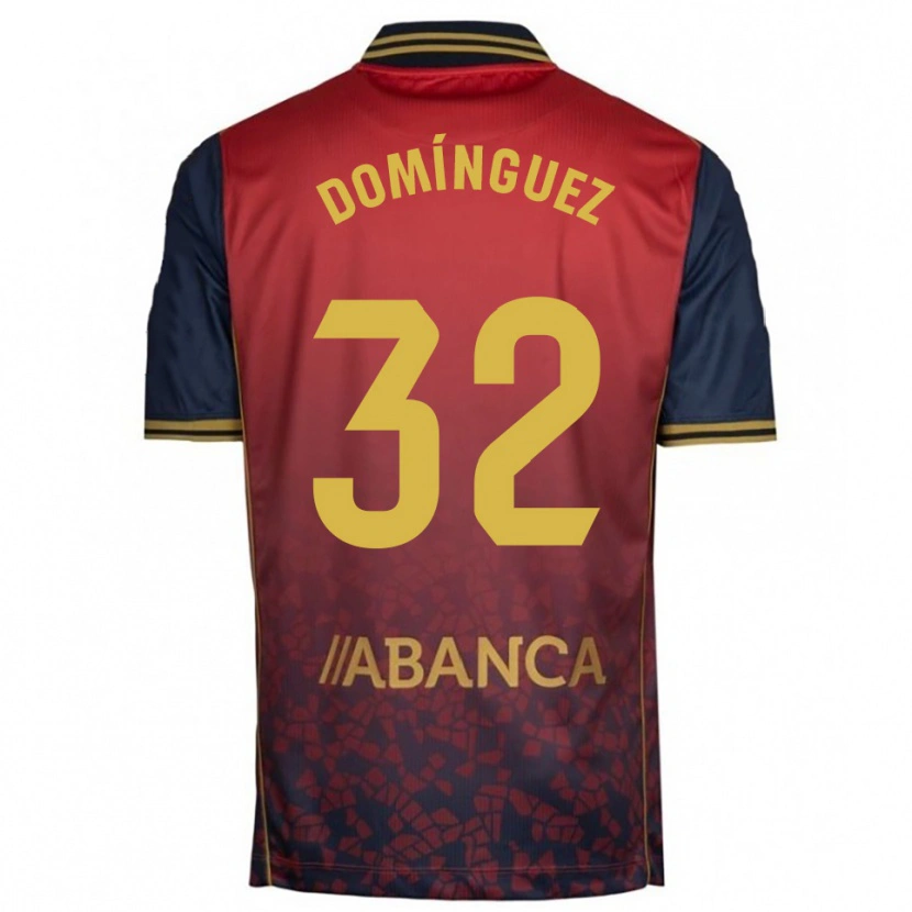 Danxen Damen David Domínguez #32 Rot Marine Auswärtstrikot Trikot 2025/26 T-Shirt Österreich