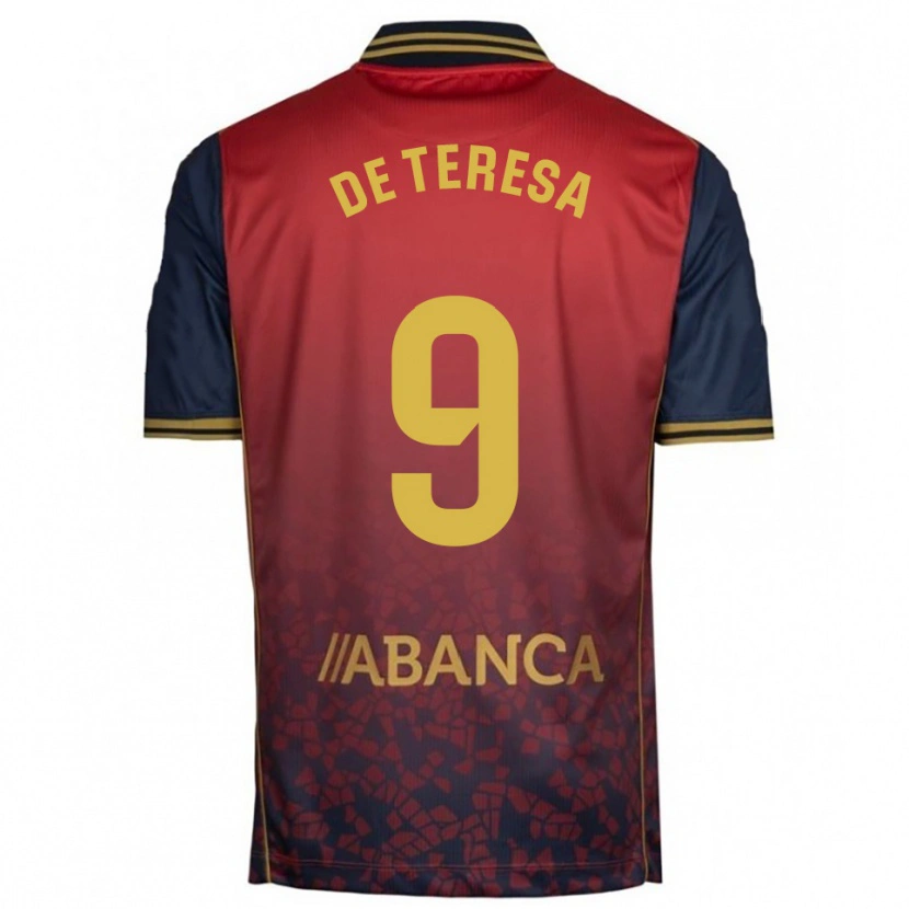 Danxen Damen Ana Lucía De Teresa #9 Rot Marine Auswärtstrikot Trikot 2025/26 T-Shirt Österreich