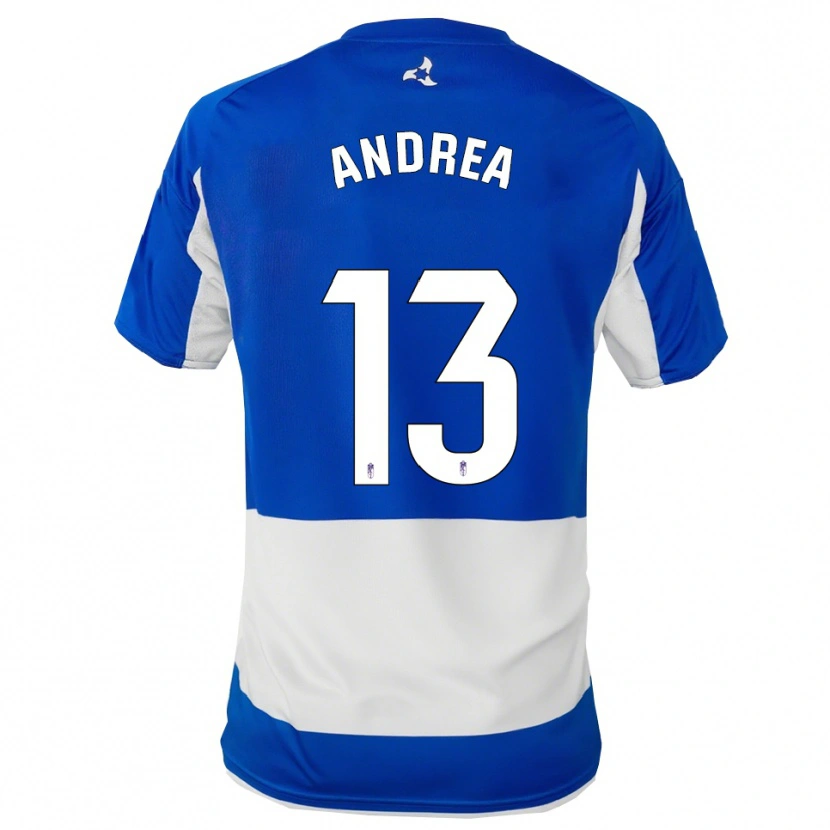 Danxen Damen Andrea Romero Burgos #13 Blau Weiß Auswärtstrikot Trikot 2025/26 T-Shirt Österreich