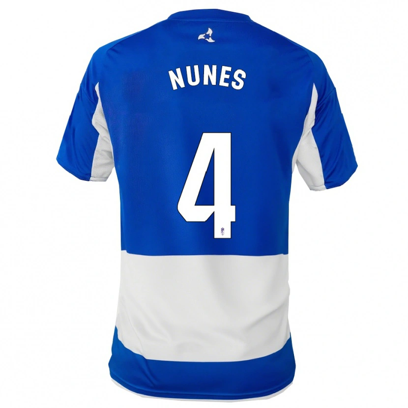 Danxen Damen David Nunes #4 Blau Weiß Auswärtstrikot Trikot 2025/26 T-Shirt Österreich