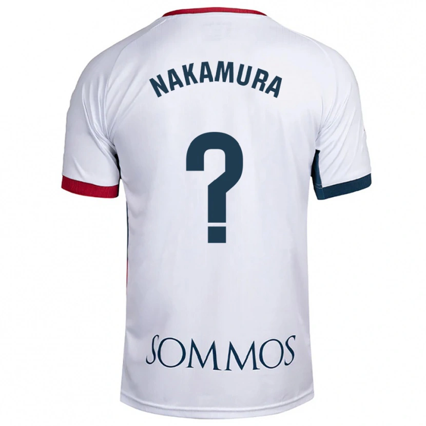 Danxen Damen Togo Nakamura #0 Weiß Rot Auswärtstrikot Trikot 2025/26 T-Shirt Österreich