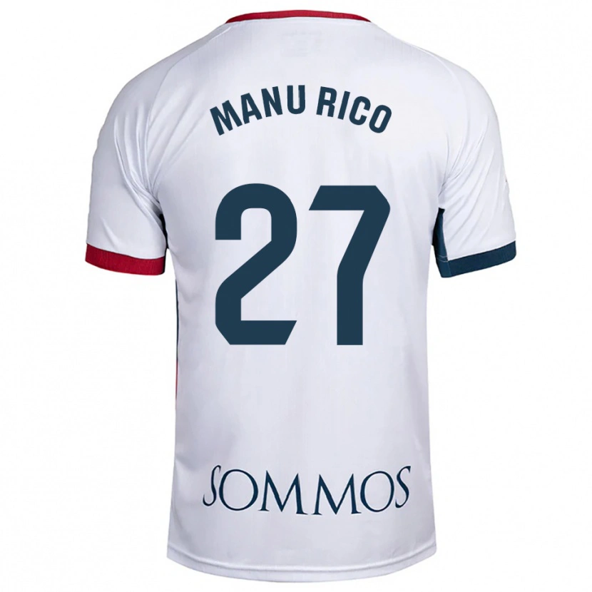 Danxen Damen Manu Rico #27 Weiß Rot Auswärtstrikot Trikot 2025/26 T-Shirt Österreich