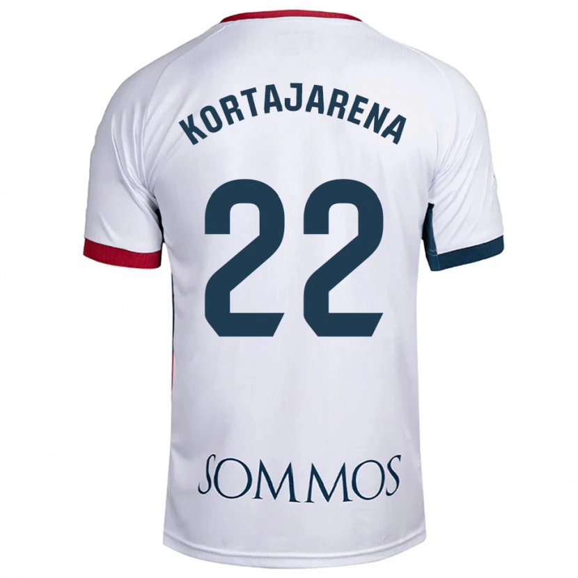 Danxen Damen Iker Kortajarena #22 Weiß Rot Auswärtstrikot Trikot 2025/26 T-Shirt Österreich