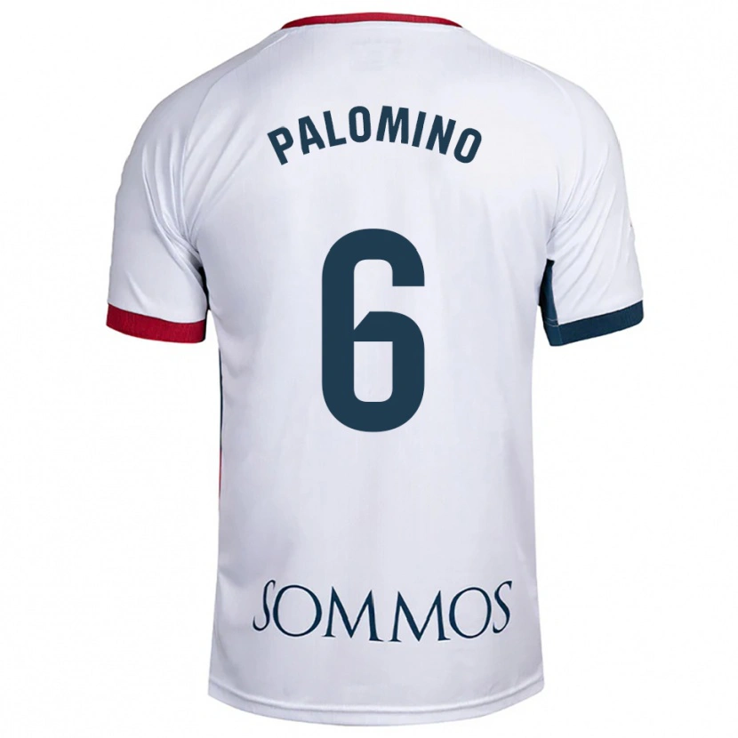 Danxen Damen Yolanda Palomino #6 Weiß Rot Auswärtstrikot Trikot 2025/26 T-Shirt Österreich