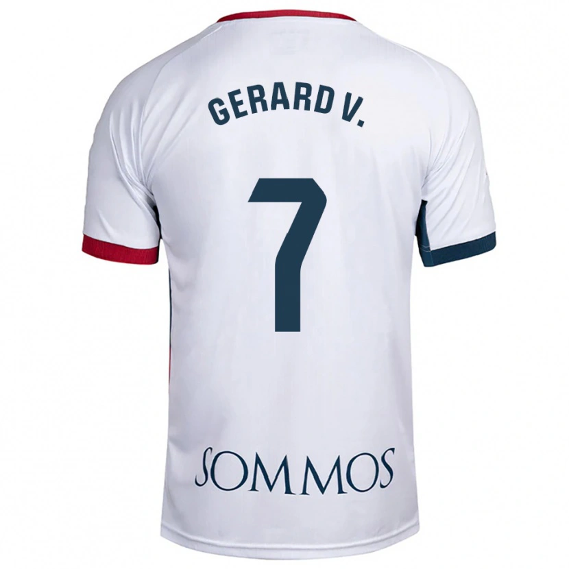 Danxen Damen Gerard Valentín #7 Weiß Rot Auswärtstrikot Trikot 2025/26 T-Shirt Österreich