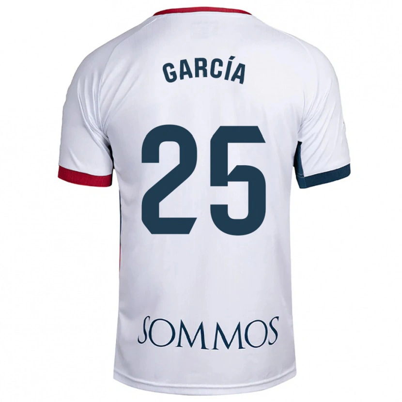 Danxen Damen Jaime García #25 Weiß Rot Auswärtstrikot Trikot 2025/26 T-Shirt Österreich