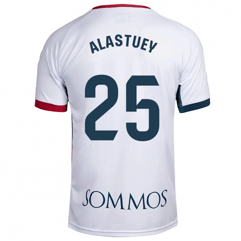 Danxen Damen Martina Alastuey #25 Weiß Rot Auswärtstrikot Trikot 2025/26 T-Shirt Österreich