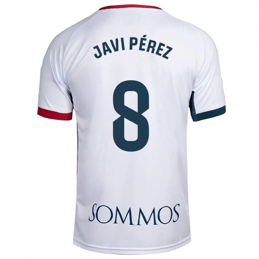 Danxen Damen Javi Pérez #8 Weiß Rot Auswärtstrikot Trikot 2025/26 T-Shirt Österreich