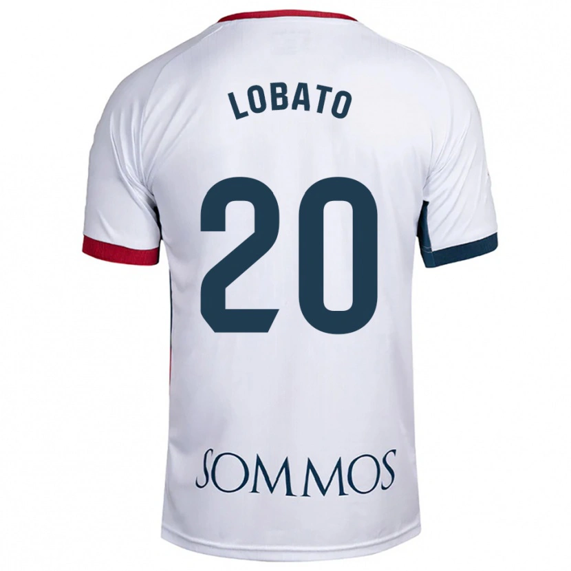 Danxen Damen Guillermo Lobato #20 Weiß Rot Auswärtstrikot Trikot 2025/26 T-Shirt Österreich