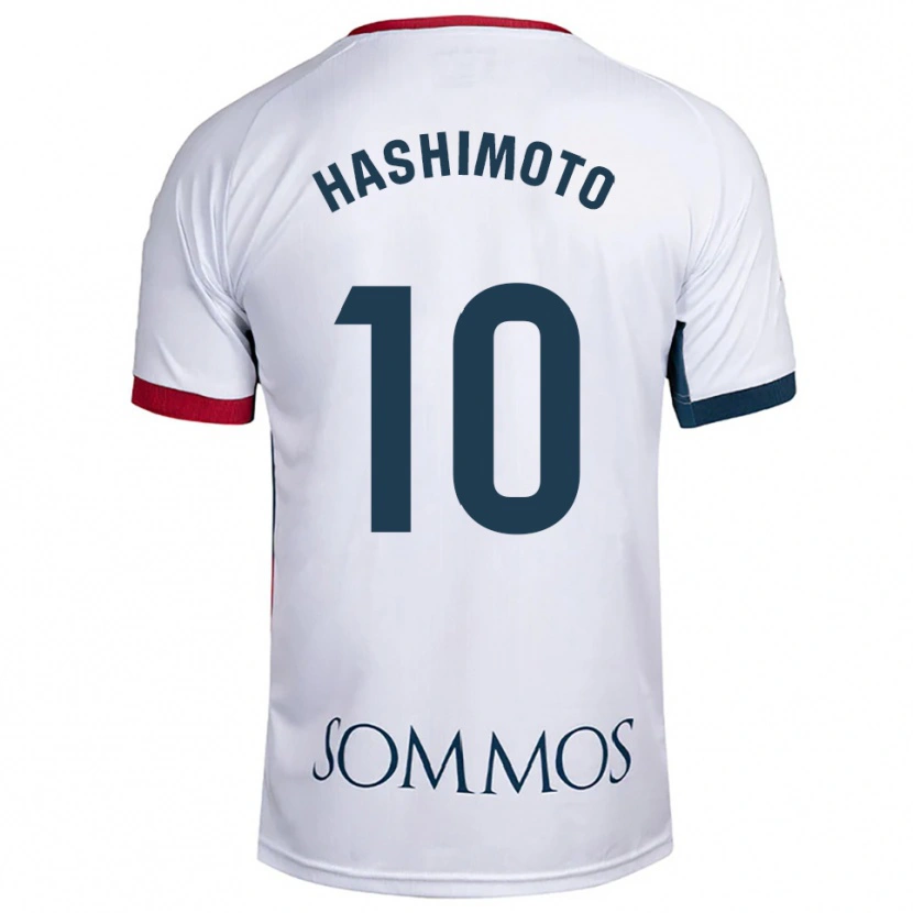 Danxen Damen Kento Hashimoto #10 Weiß Rot Auswärtstrikot Trikot 2025/26 T-Shirt Österreich