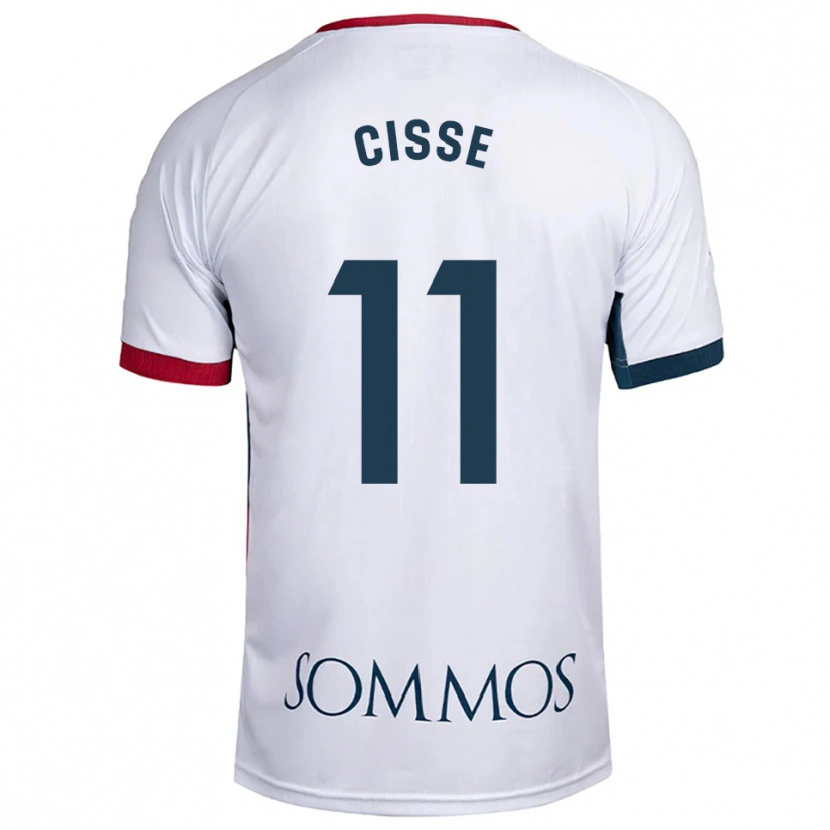 Danxen Damen Bakary Cissé #11 Weiß Rot Auswärtstrikot Trikot 2025/26 T-Shirt Österreich