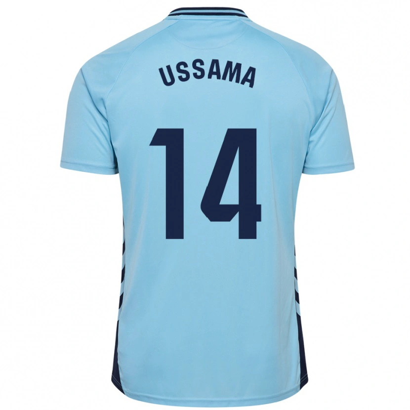Danxen Damen Ussama #14 Himmelblau Auswärtstrikot Trikot 2025/26 T-Shirt Österreich