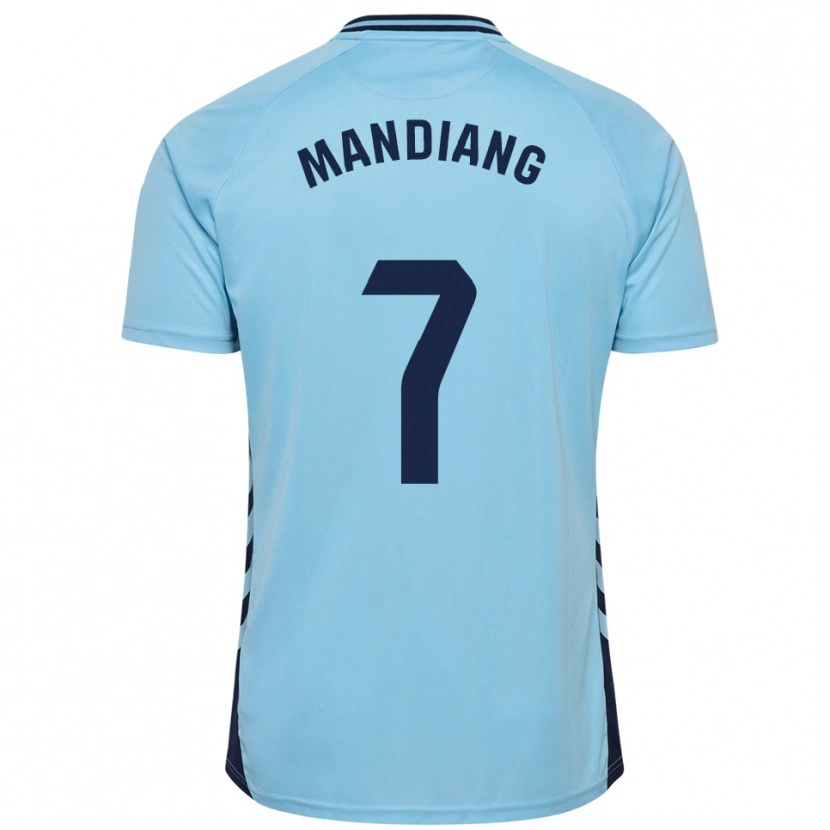 Danxen Damen Saliou Mandiang #7 Himmelblau Auswärtstrikot Trikot 2025/26 T-Shirt Österreich