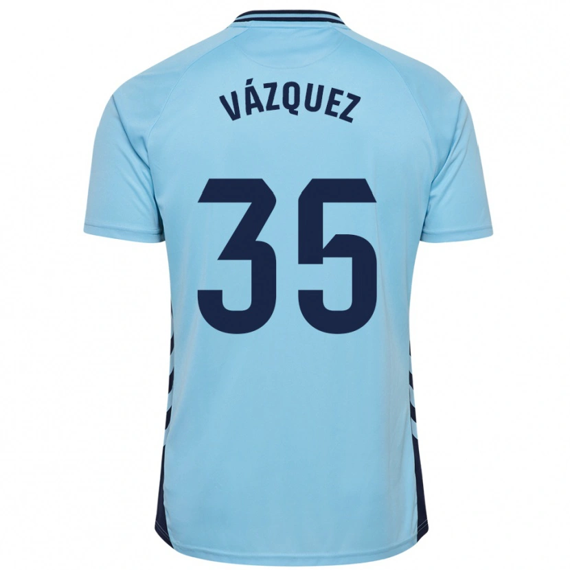 Danxen Damen Adrián Vázquez #35 Himmelblau Auswärtstrikot Trikot 2025/26 T-Shirt Österreich