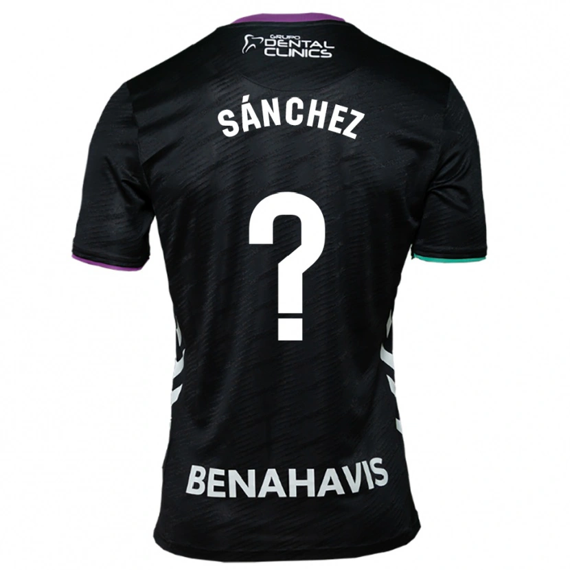 Danxen Damen Álvaro Sánchez #0 Schwarz Lila Grün Auswärtstrikot Trikot 2025/26 T-Shirt Österreich