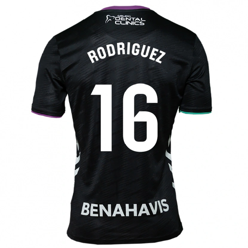 Danxen Damen Genaro Rodríguez #16 Schwarz Lila Grün Auswärtstrikot Trikot 2025/26 T-Shirt Österreich