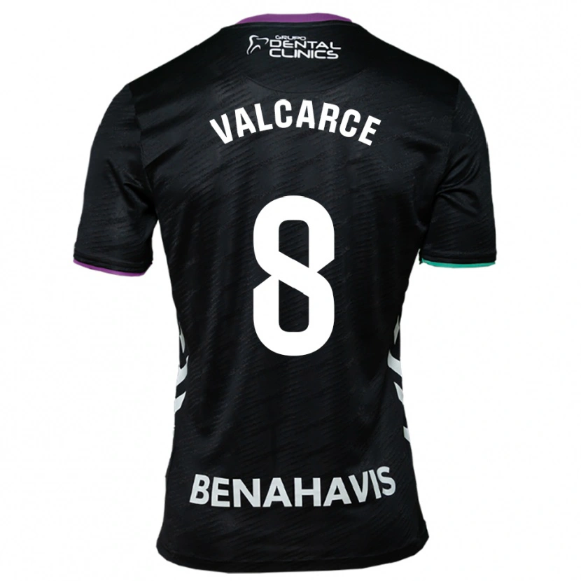 Danxen Damen Alejandro Valcarce #8 Schwarz Lila Grün Auswärtstrikot Trikot 2025/26 T-Shirt Österreich