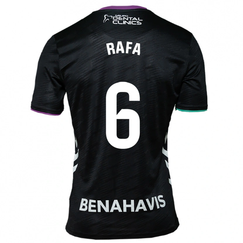 Danxen Damen Rafa Rodríguez #6 Schwarz Lila Grün Auswärtstrikot Trikot 2025/26 T-Shirt Österreich
