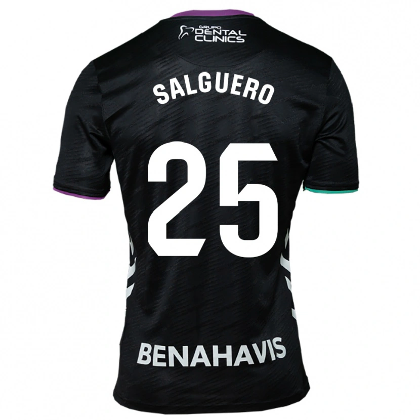 Danxen Damen Ismael Salguero #25 Schwarz Lila Grün Auswärtstrikot Trikot 2025/26 T-Shirt Österreich