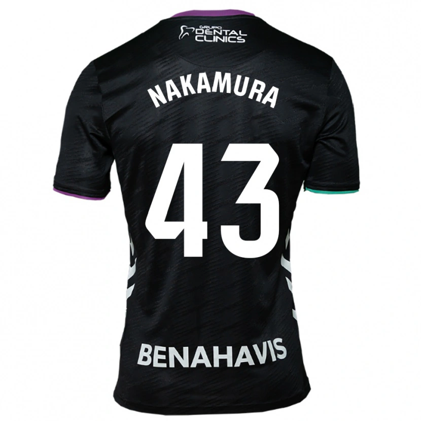 Danxen Damen Mare Nakamura #43 Schwarz Lila Grün Auswärtstrikot Trikot 2025/26 T-Shirt Österreich