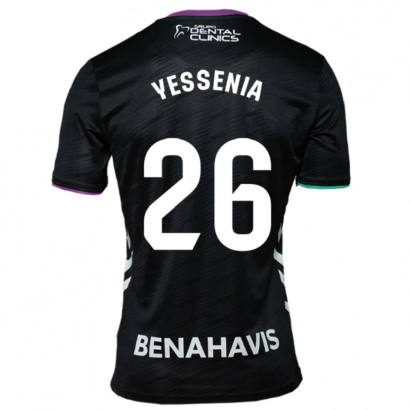 Danxen Damen Yessenia Alcaide Martin #26 Schwarz Lila Grün Auswärtstrikot Trikot 2025/26 T-Shirt Österreich